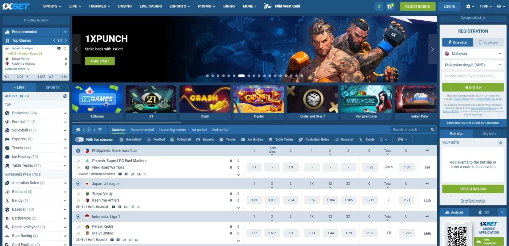 1xbet singapore